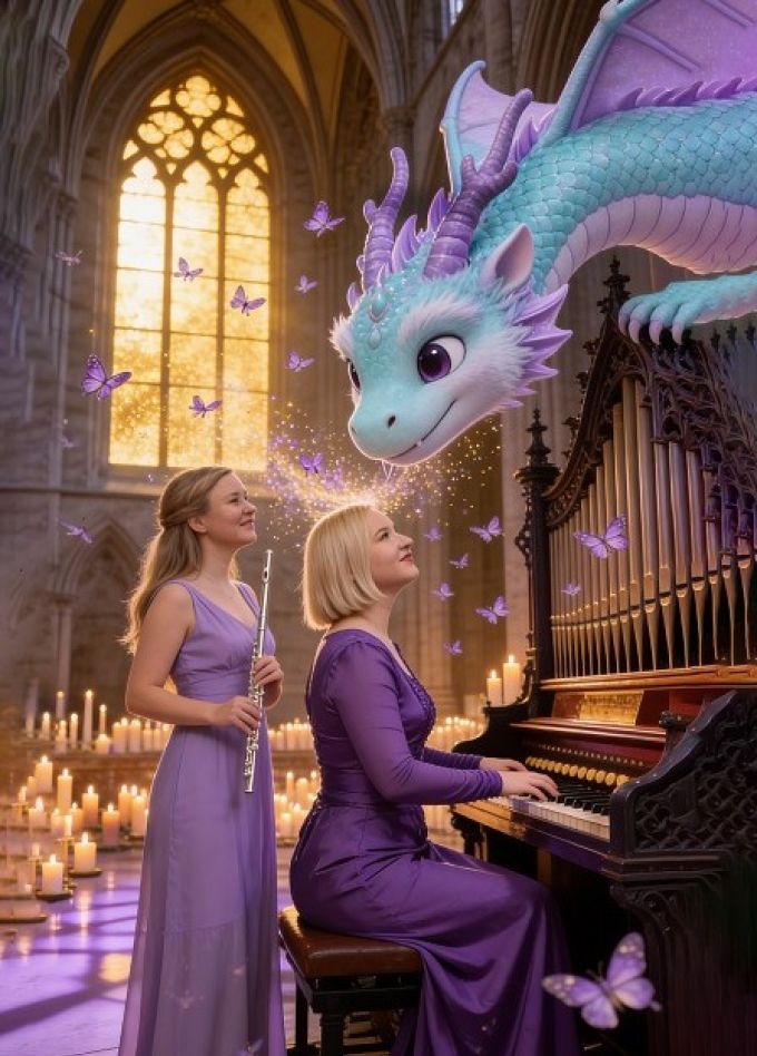 Музыка японских Аниме и компьютерных игр. Орган, флейта и фортепиано