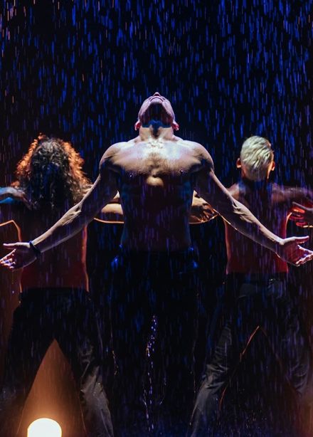 Шоу под дождём